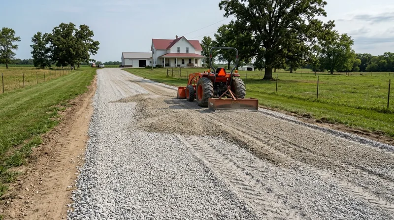 Gravel Driveway Installation & Grading Des Moines